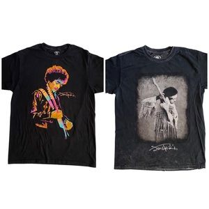 Authentic Hendrix bundle two vintage T-shirts size M